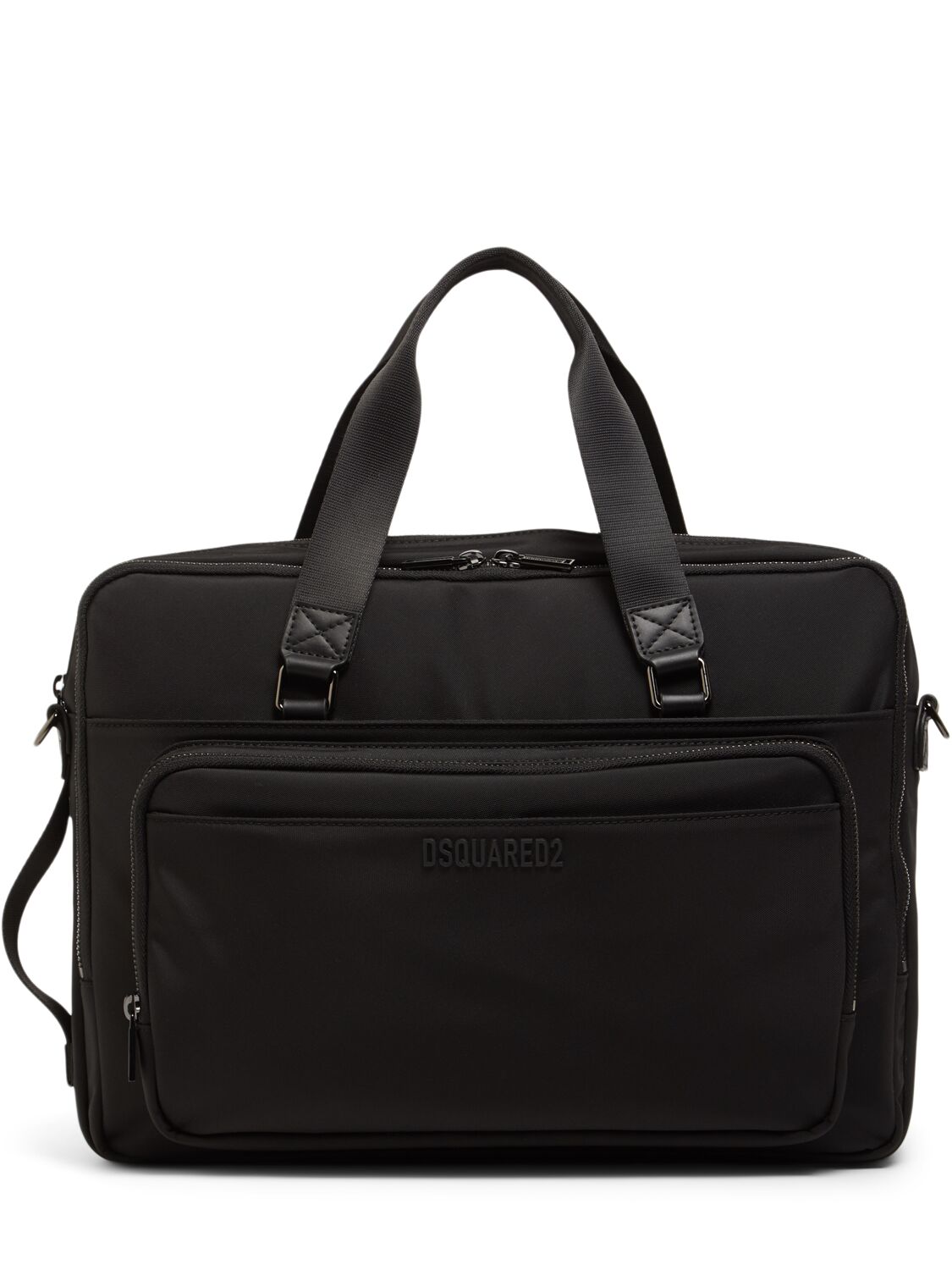 Shop Dsquared2 Urban Cordura Briefcase In Black