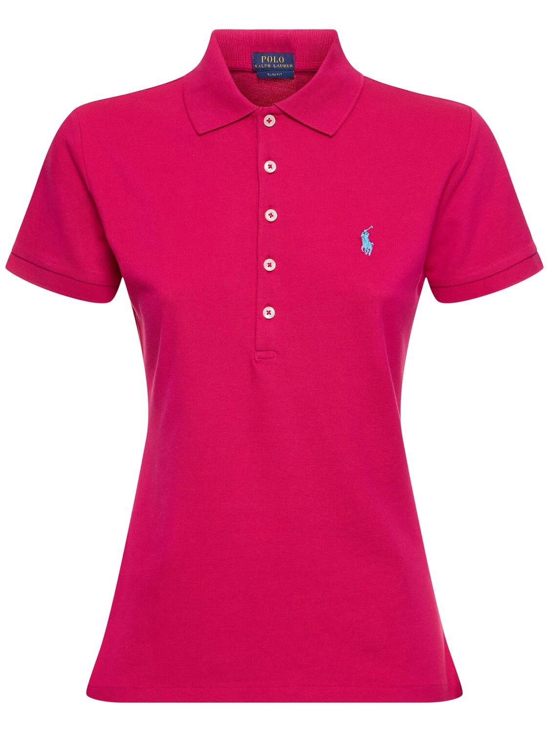 Image of Julie Stretch Cotton Polo