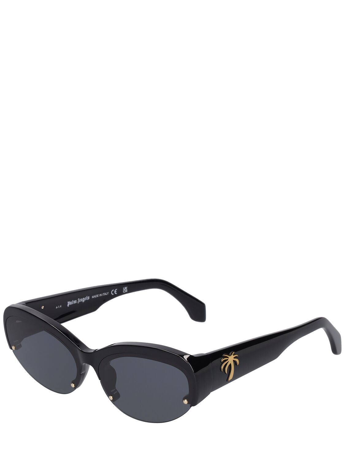 Shop Palm Angels Palmdale Acetate Sunglasses In Black