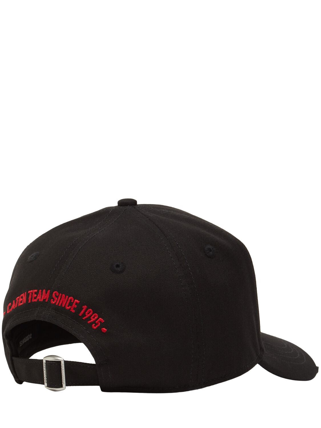 Shop Dsquared2 Canadian Brothers Cotton Baseball Hat In Black