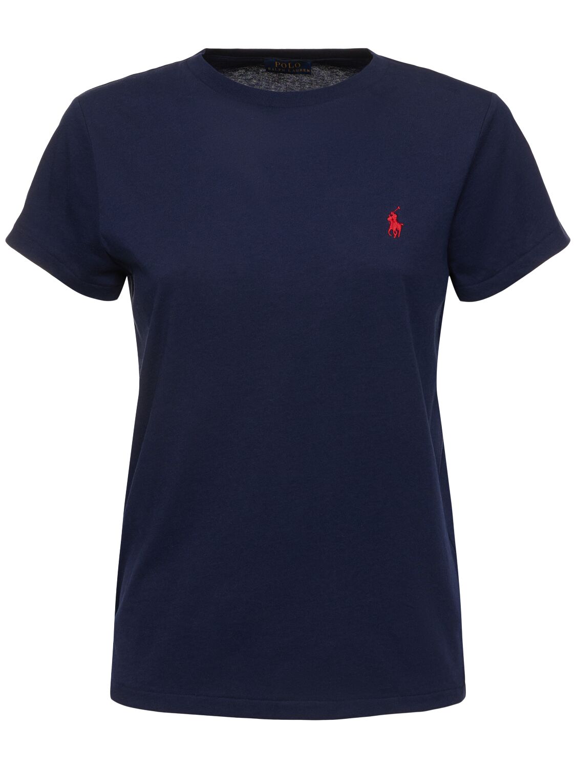 POLO RALPH LAUREN LOGO COTTON JERSEY T-SHIRT