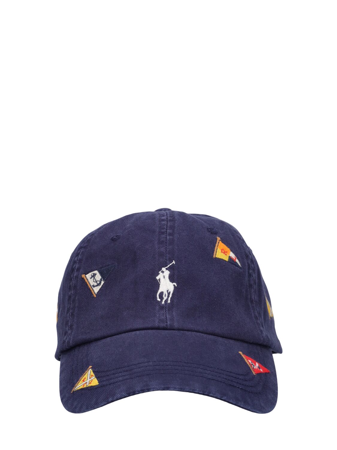 Polo Ralph Lauren Flag Embroidery Cap In Blue