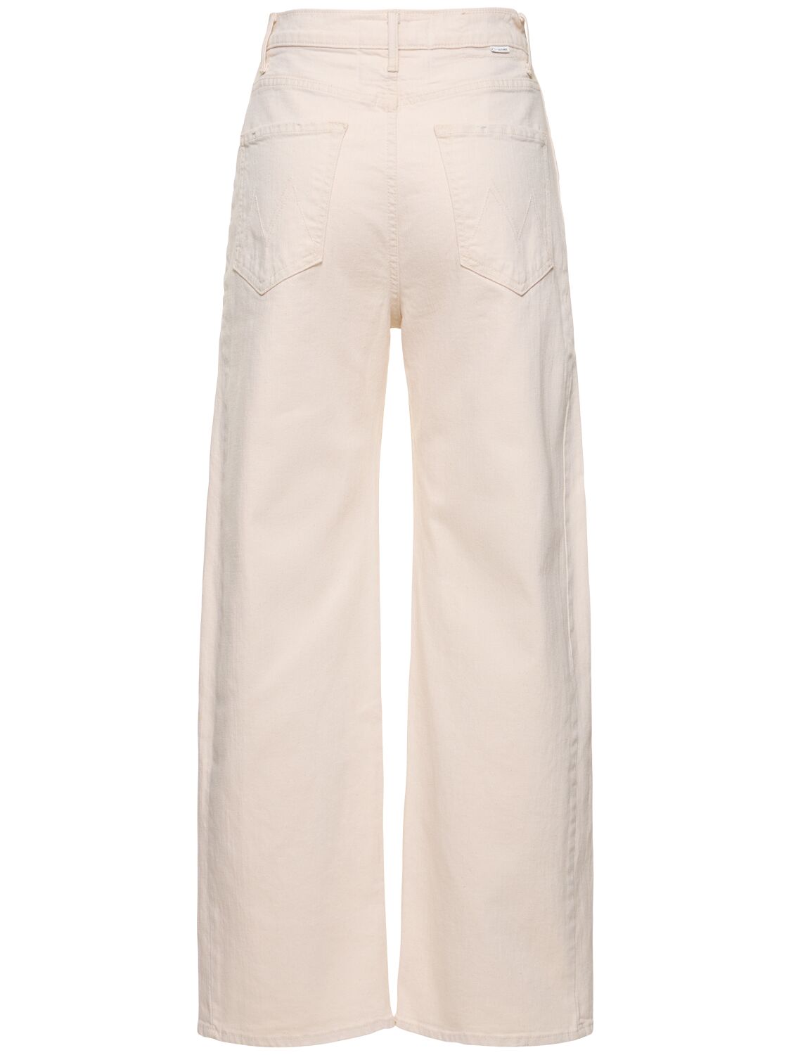 Shop Mother The Half Pipe Ankle Jeans In White