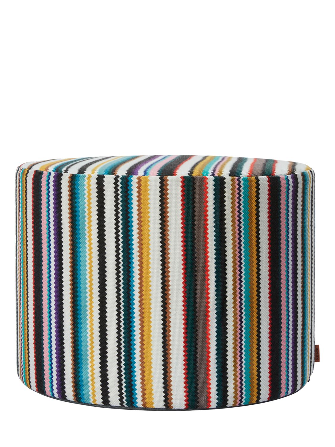 Missoni Home Collection Shangai_new Cylindrical Pouf In Multicolor