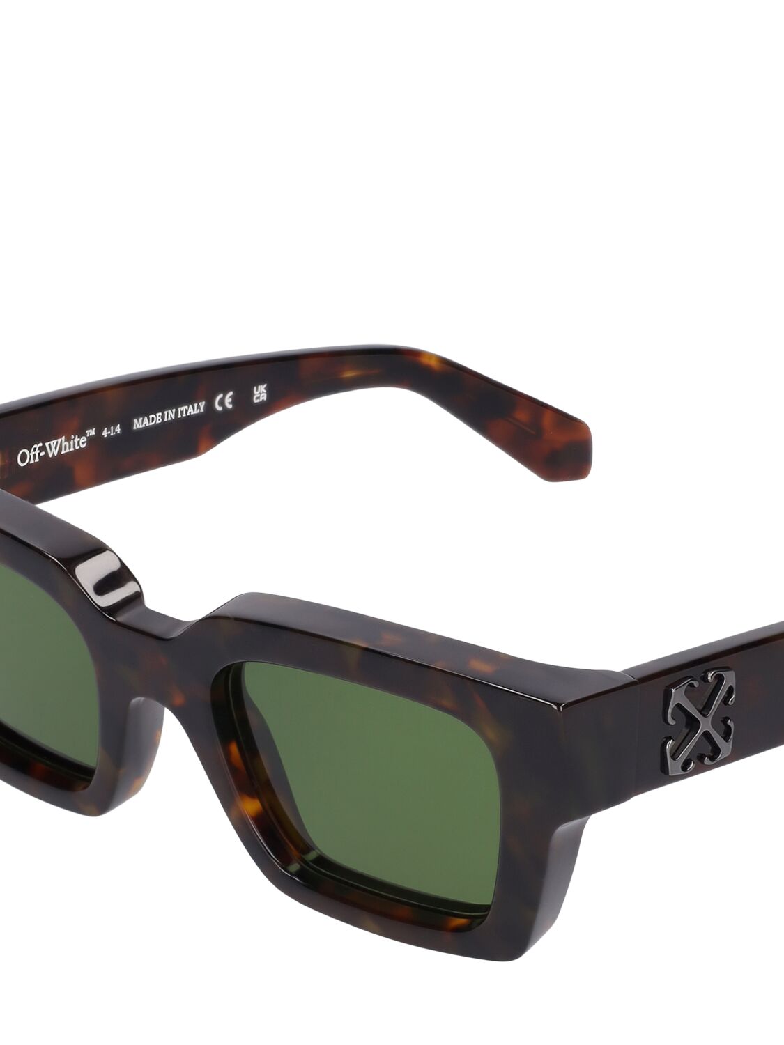 Shop Off-white Virgil Acetate Sunglasses In Havana