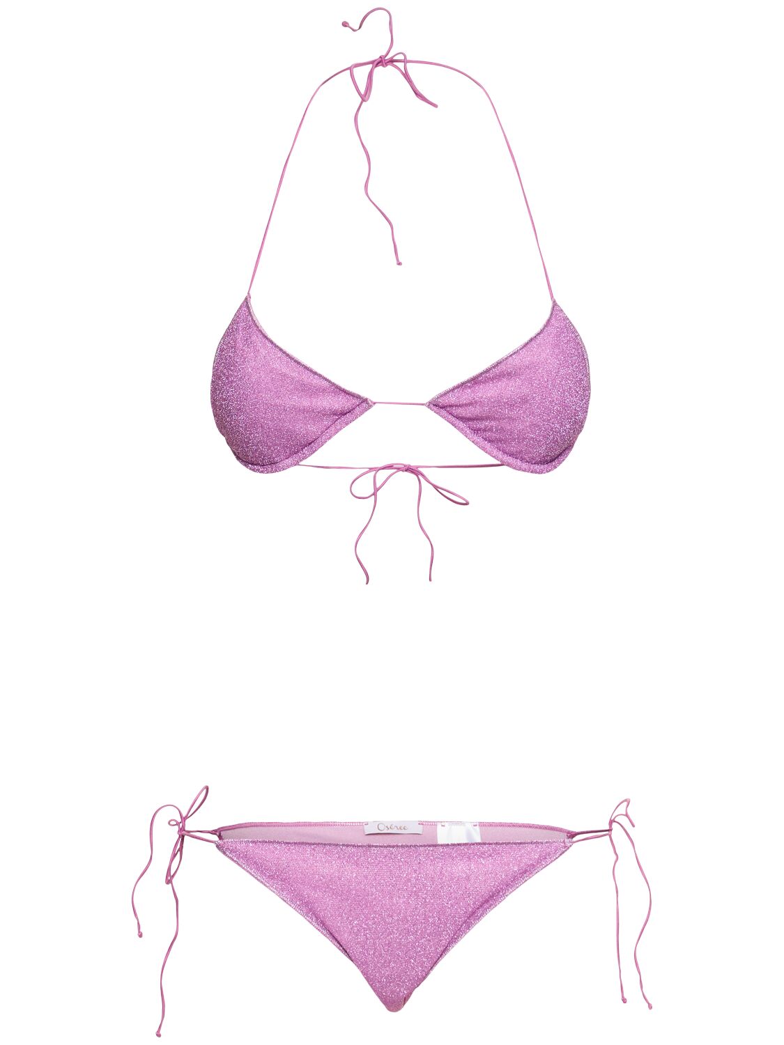 Oséree Swimwear Lumière Microkini Bikini In 紫色
