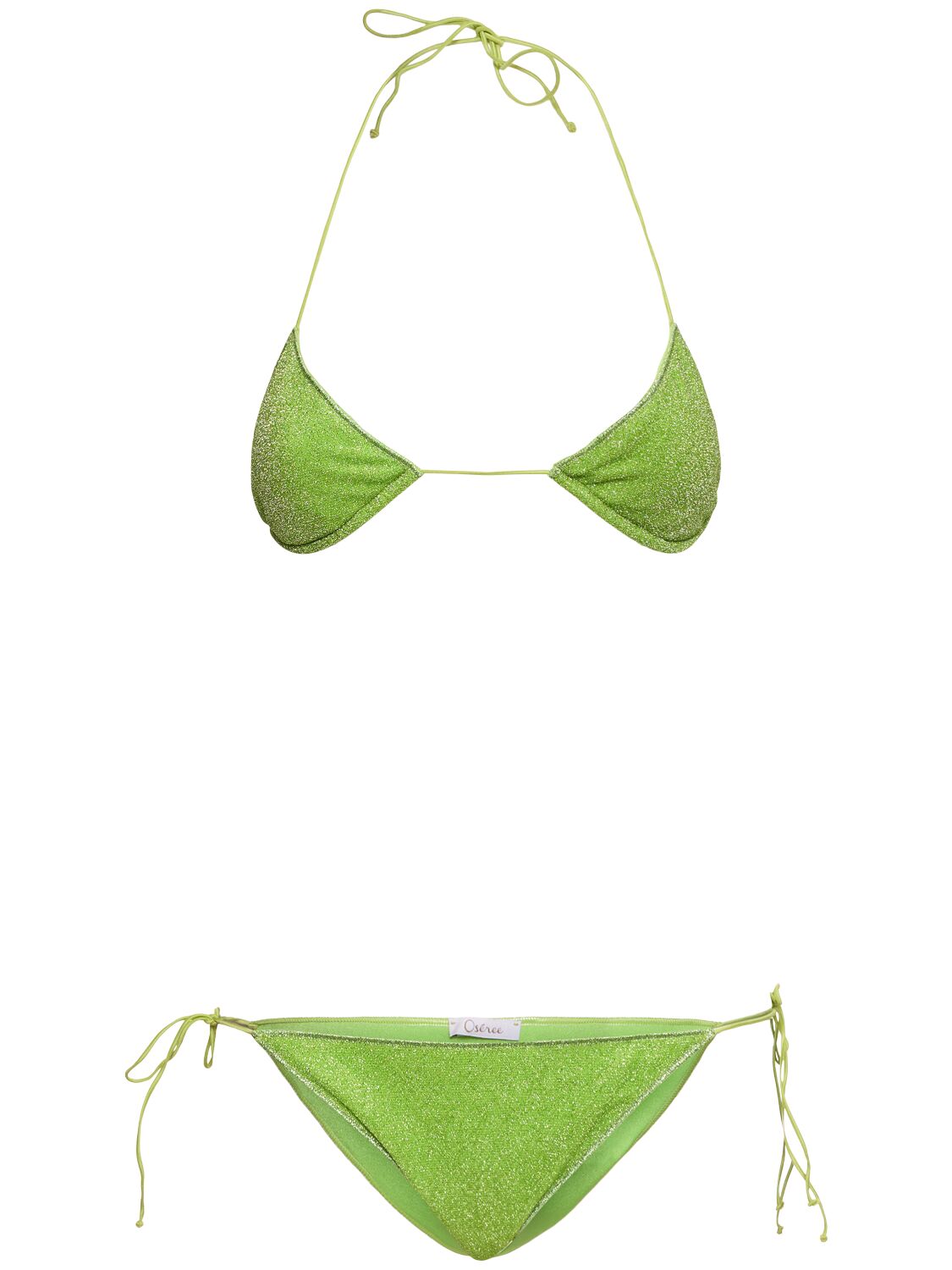 Oséree Swimwear Lumière Microkini Bikini In 绿色