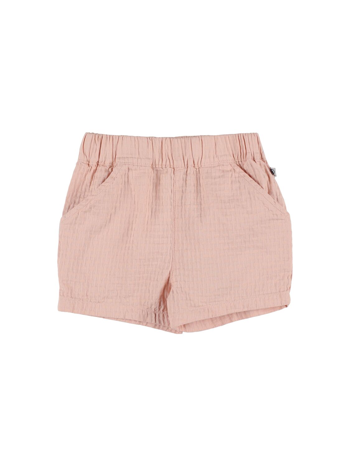 Petit Bateau Kids' 棉质短裤 In Pink