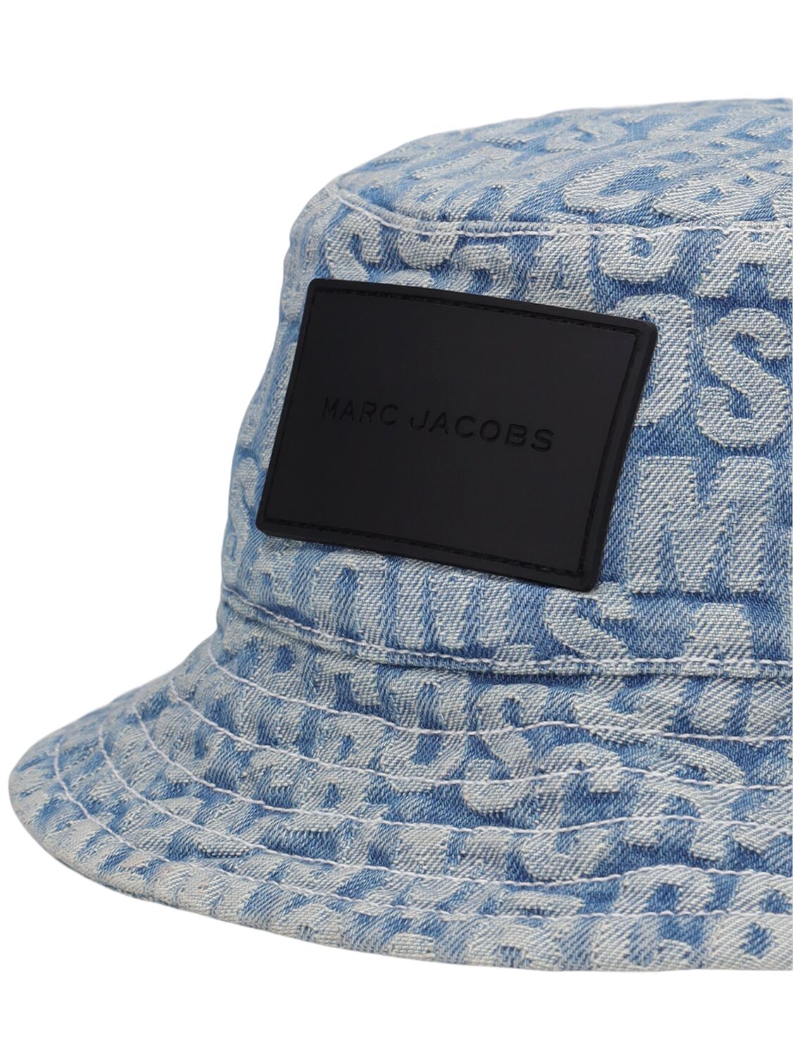 Shop Marc Jacobs Cotton Jacquard Denim Hat