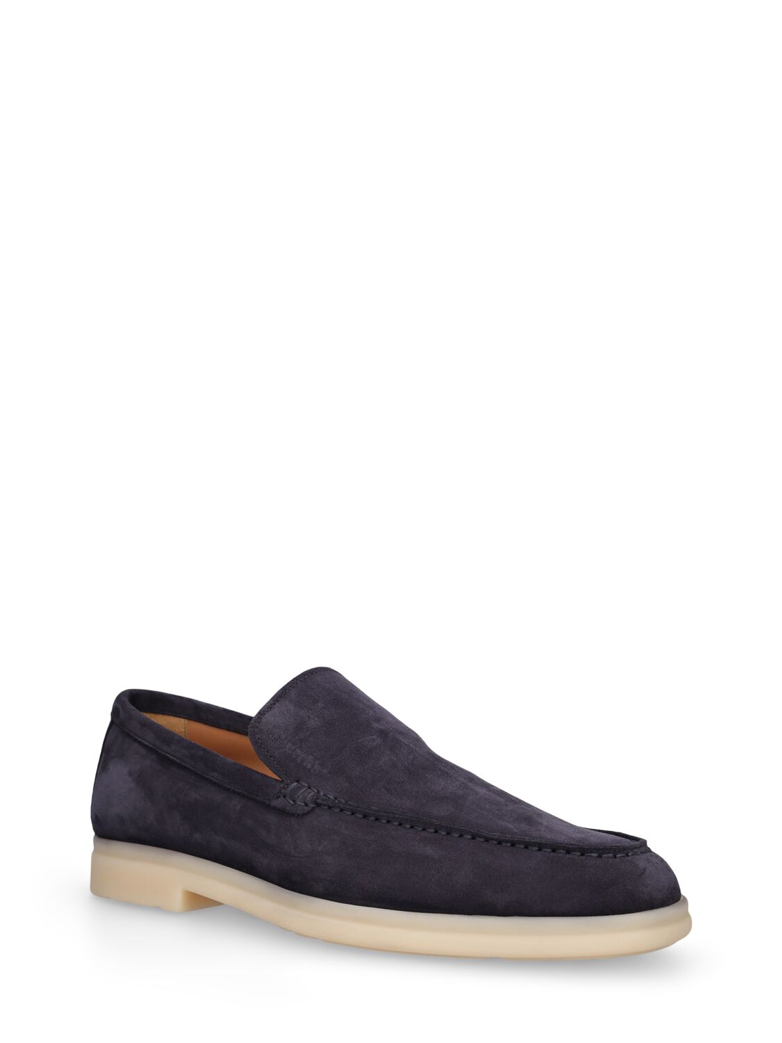 Shop Church's Greenfield Suede Loafers In Navy