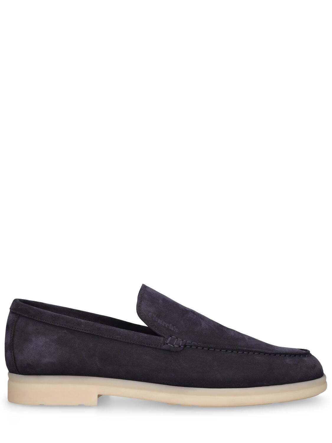 Church's Greenfield Suede Loafers In Navy