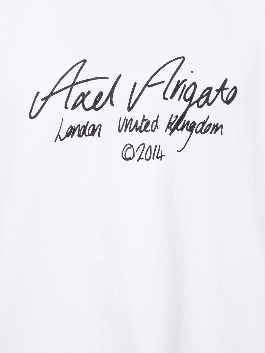 Shop Axel Arigato Essential Cotton T-shirt In White