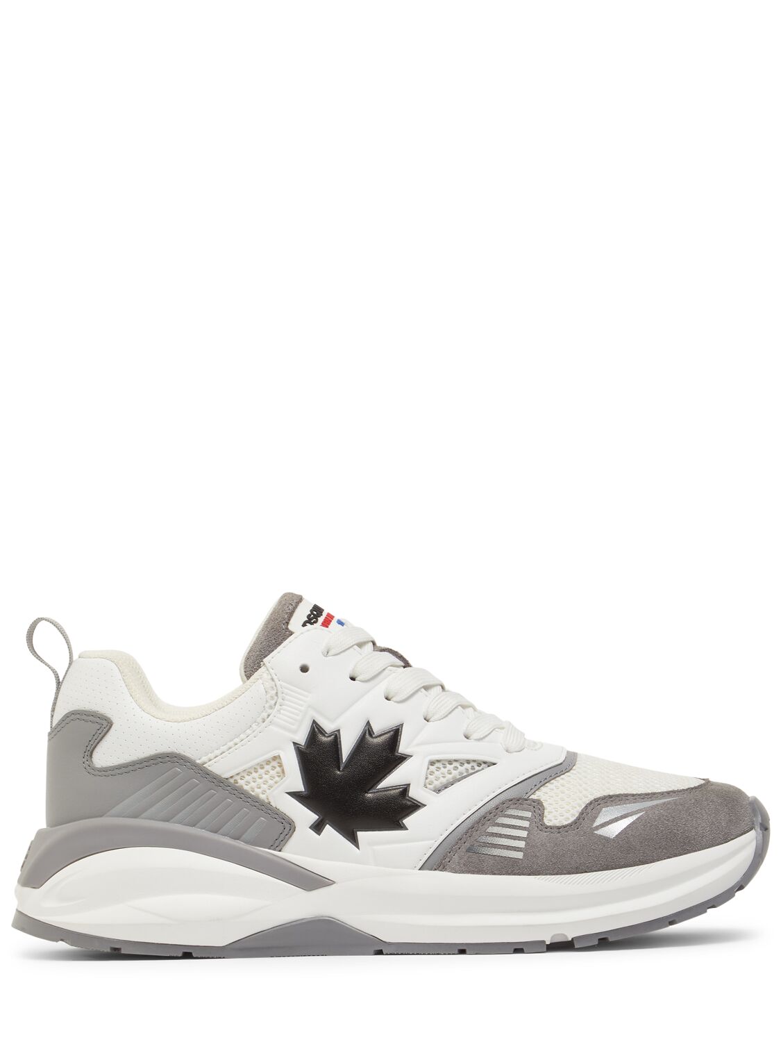 Shop Dsquared2 Dash Low Top Sneakers In Bianco Grey