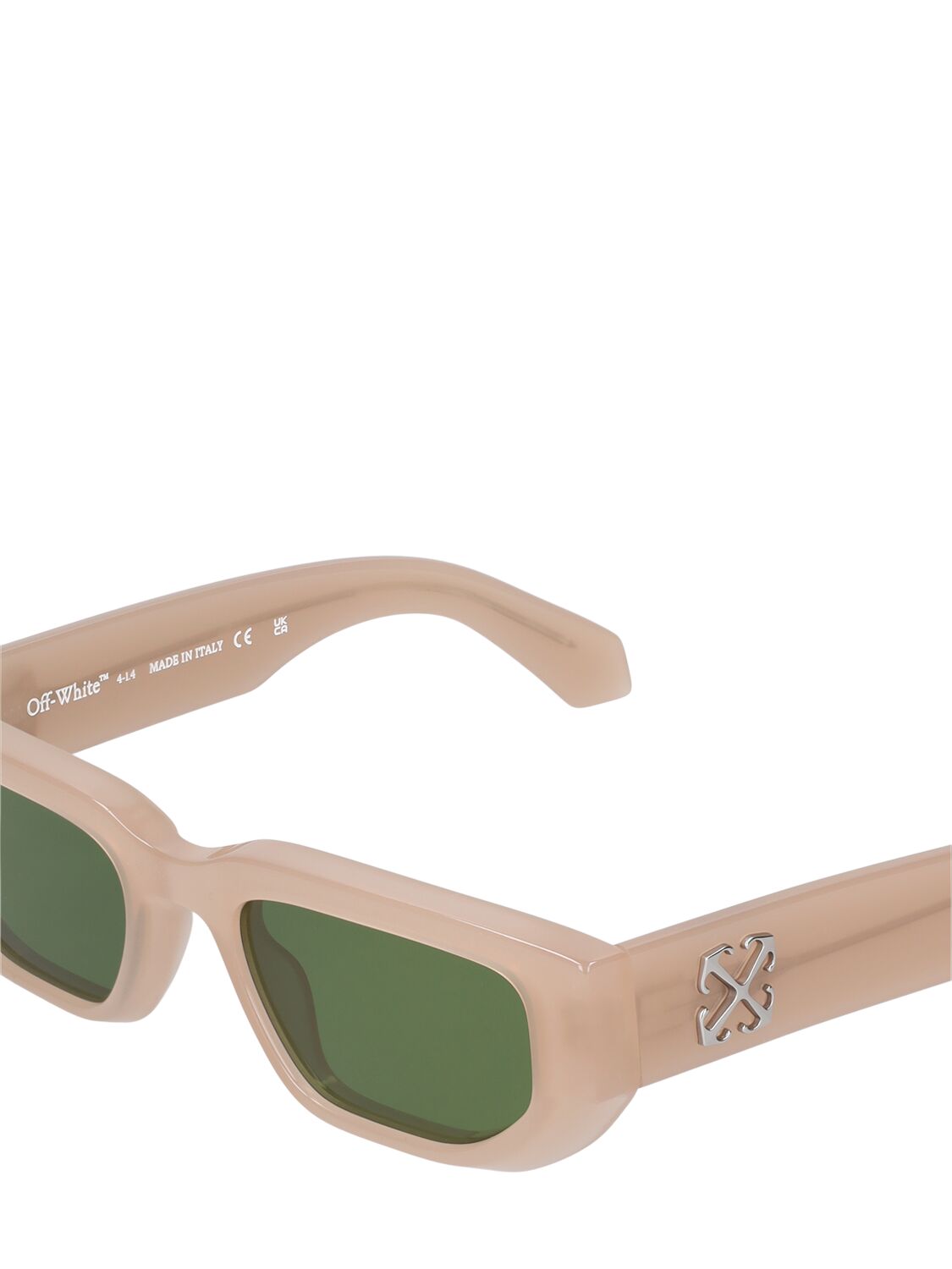 Shop Off-white Greeley Acetate Sunglasses In Beige