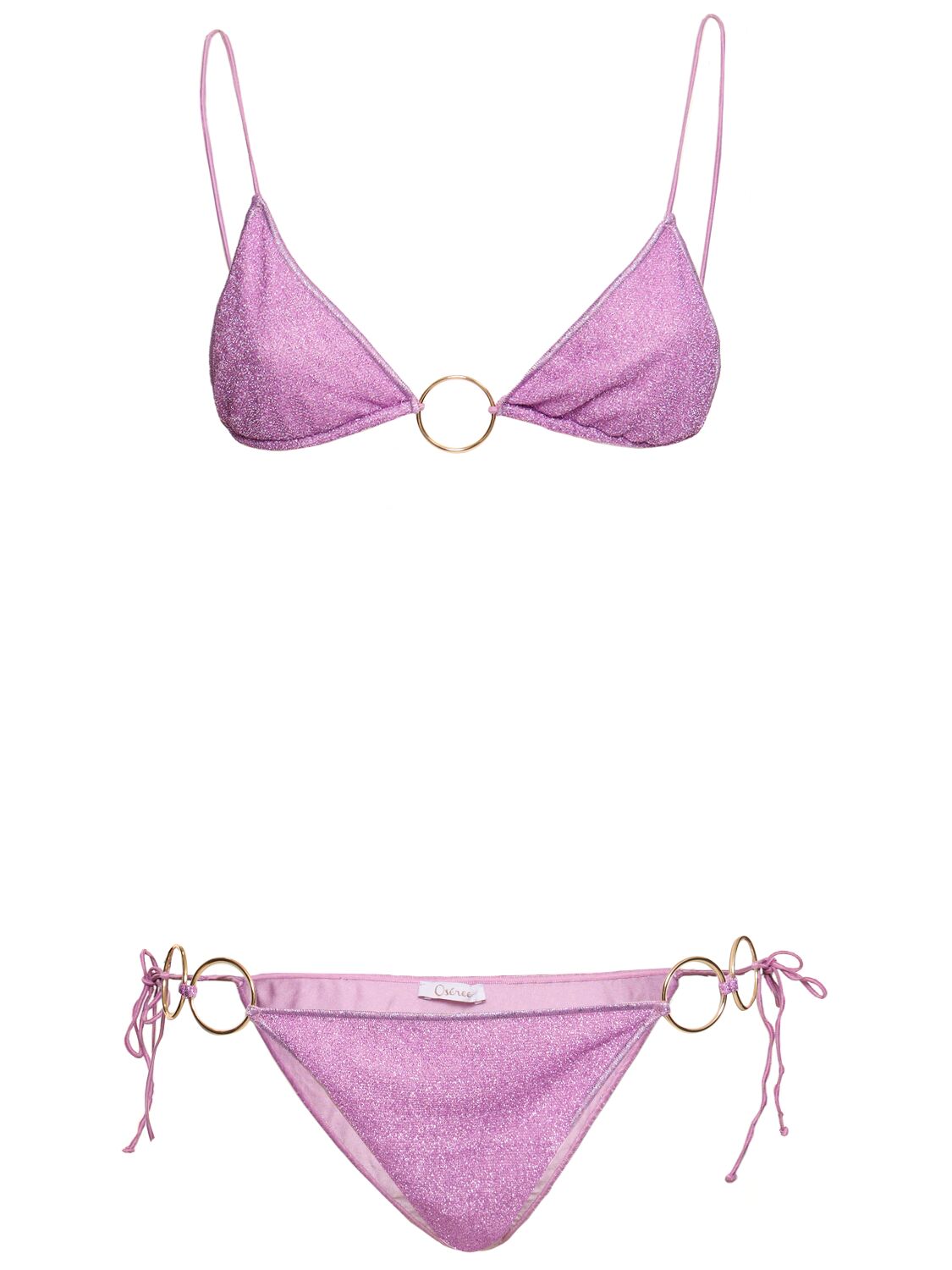 Oséree Swimwear Lumière Microkini Ring Bikini In 紫色