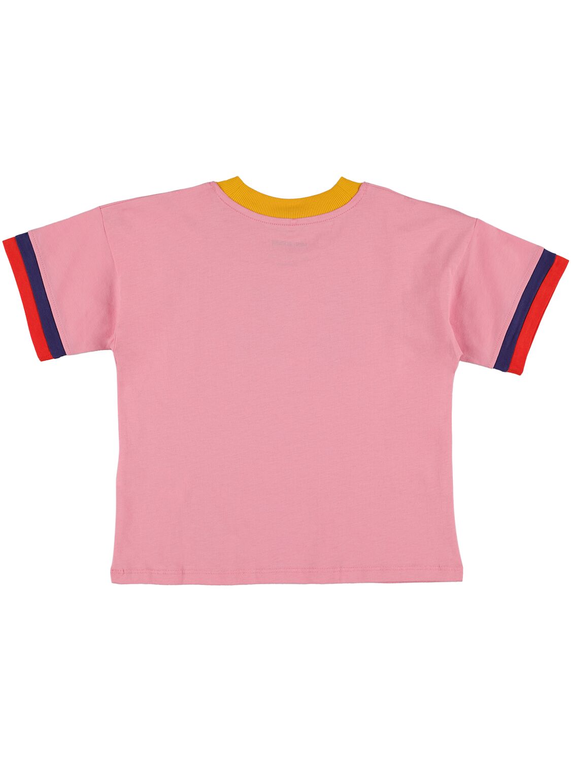 Shop Mini Rodini Printed Cotton T-shirt In Pink