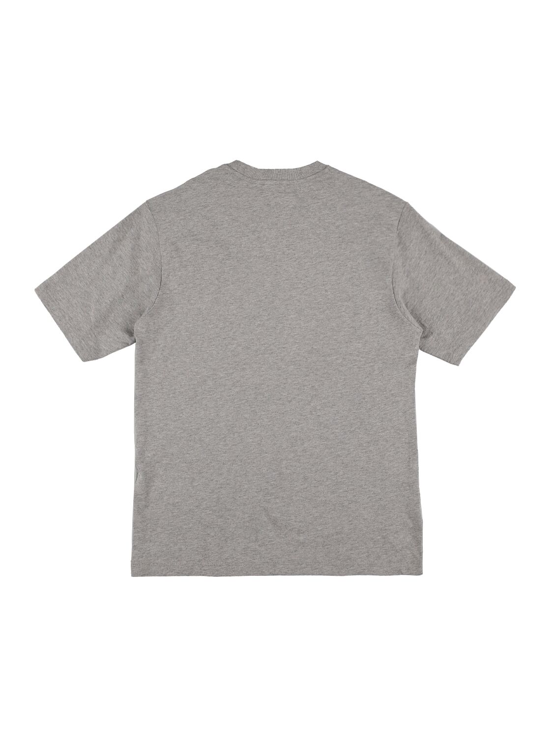 Shop Diesel Maxi D Printed Cotton T-shirt In Grey