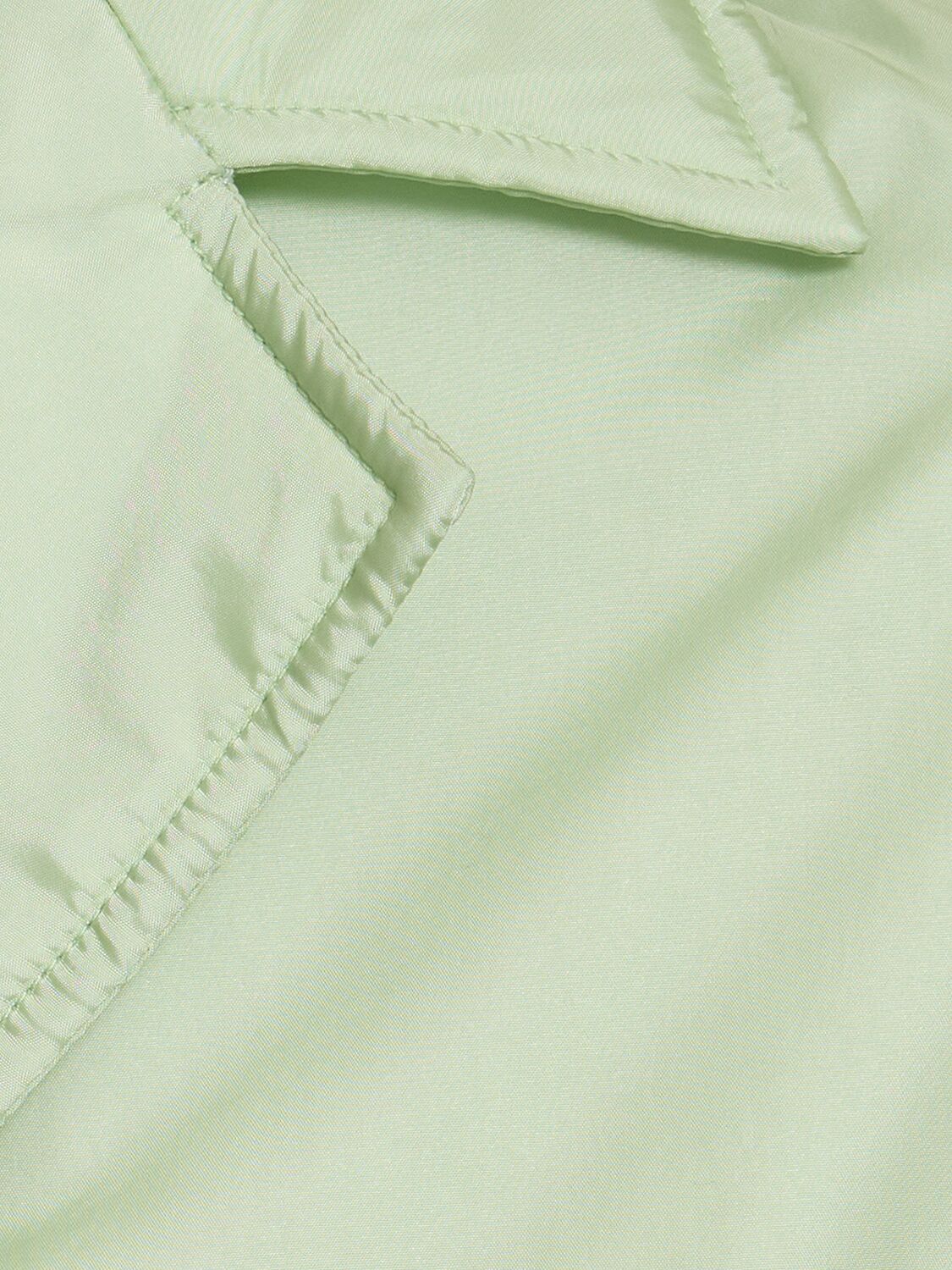 Shop Aspesi Nylon Single Breast Jacket In Mint