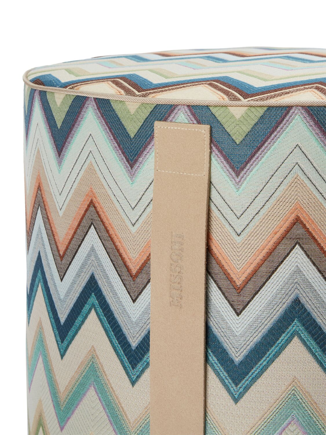 Shop Missoni Home Collection Agadir Pouf In Green