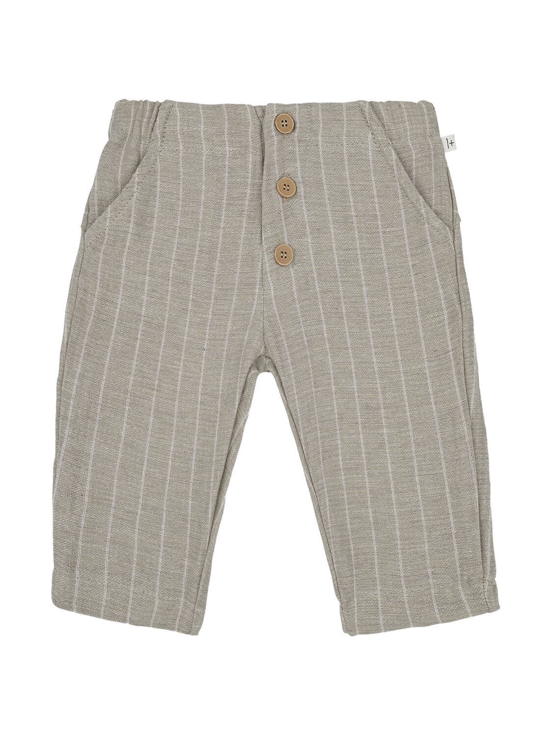 1+ In The Family Kids' Cotton Pants In 그레이