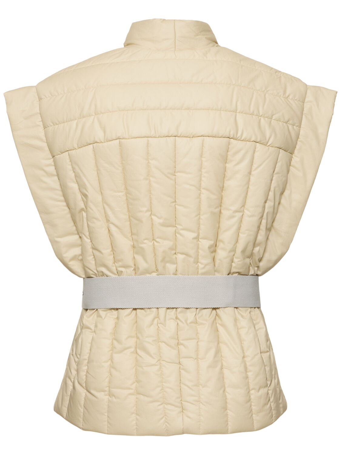 Shop Isabel Marant Ajali Quilted Cotton Jacket In Naturfarben