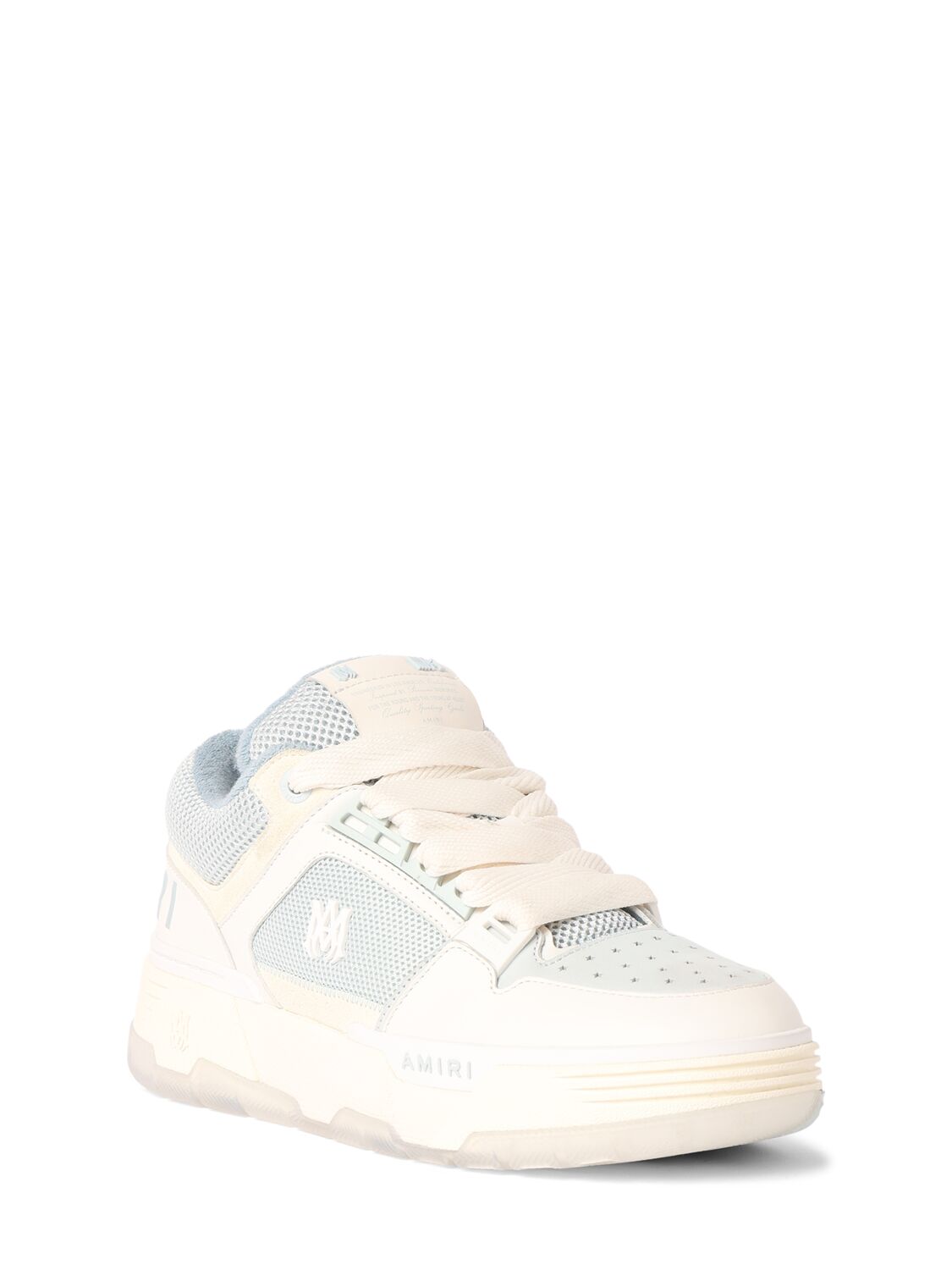 Shop Amiri Ma-1 Sneakers In Light Blue