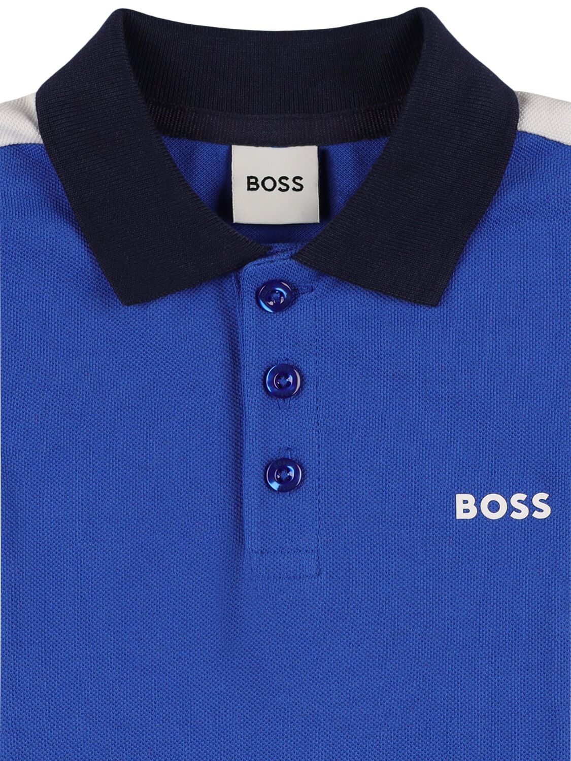 Shop Hugo Boss Cotton Piqué Polo Shirt & Shorts In Blue,navy