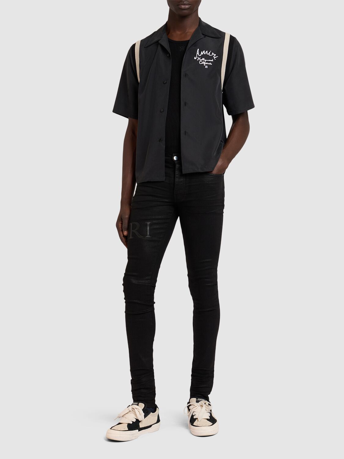 AMIRI HOLLYWOOD VARSITY SHIRT 