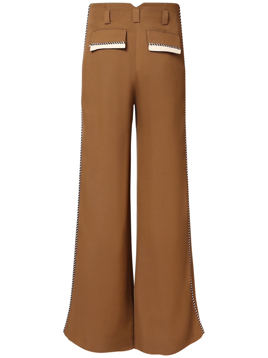 Shop Amiri Hollywood Pants In Brown