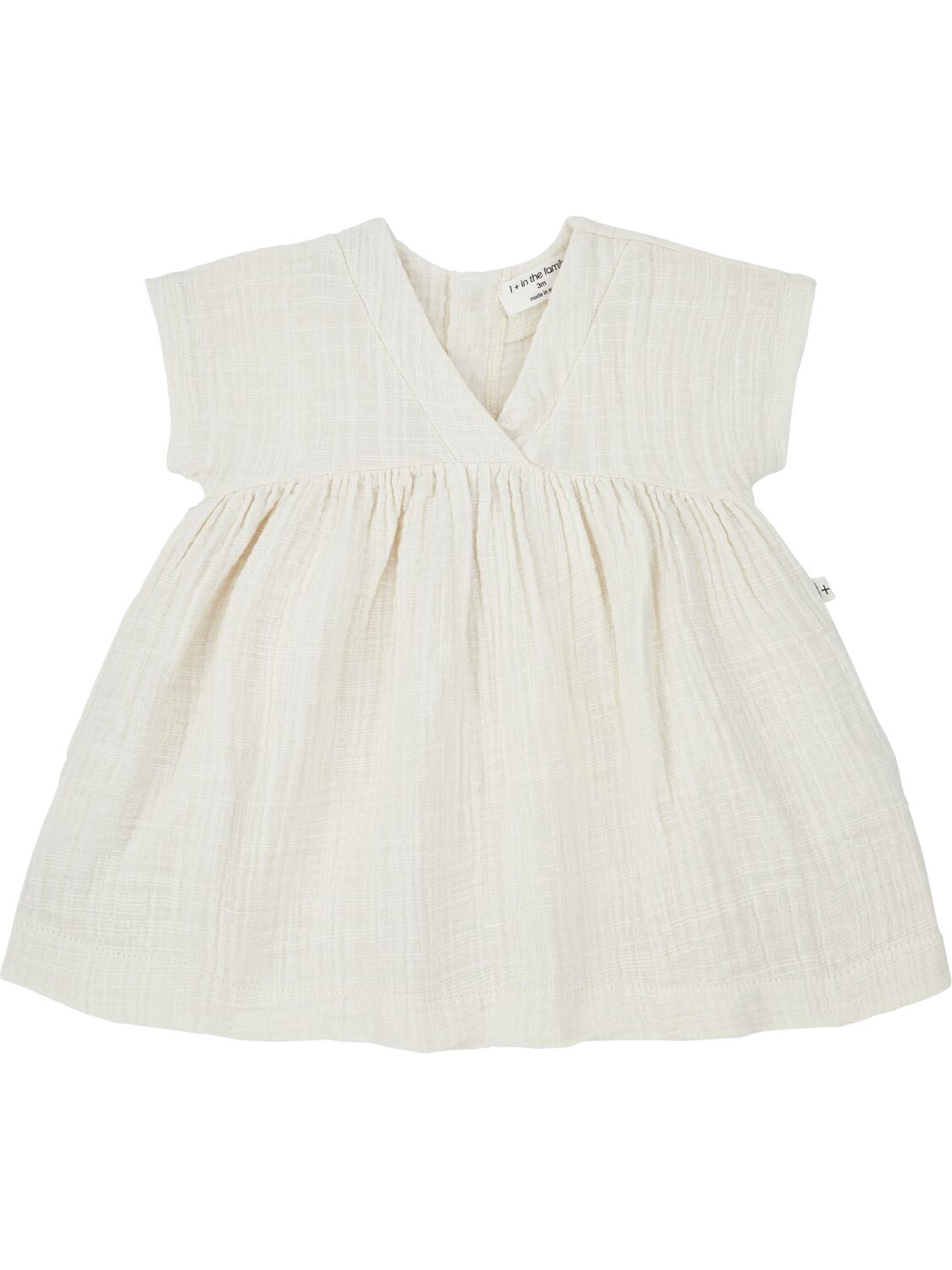 Shop 1+ In The Family Cotton Jersey Dress In Ivory