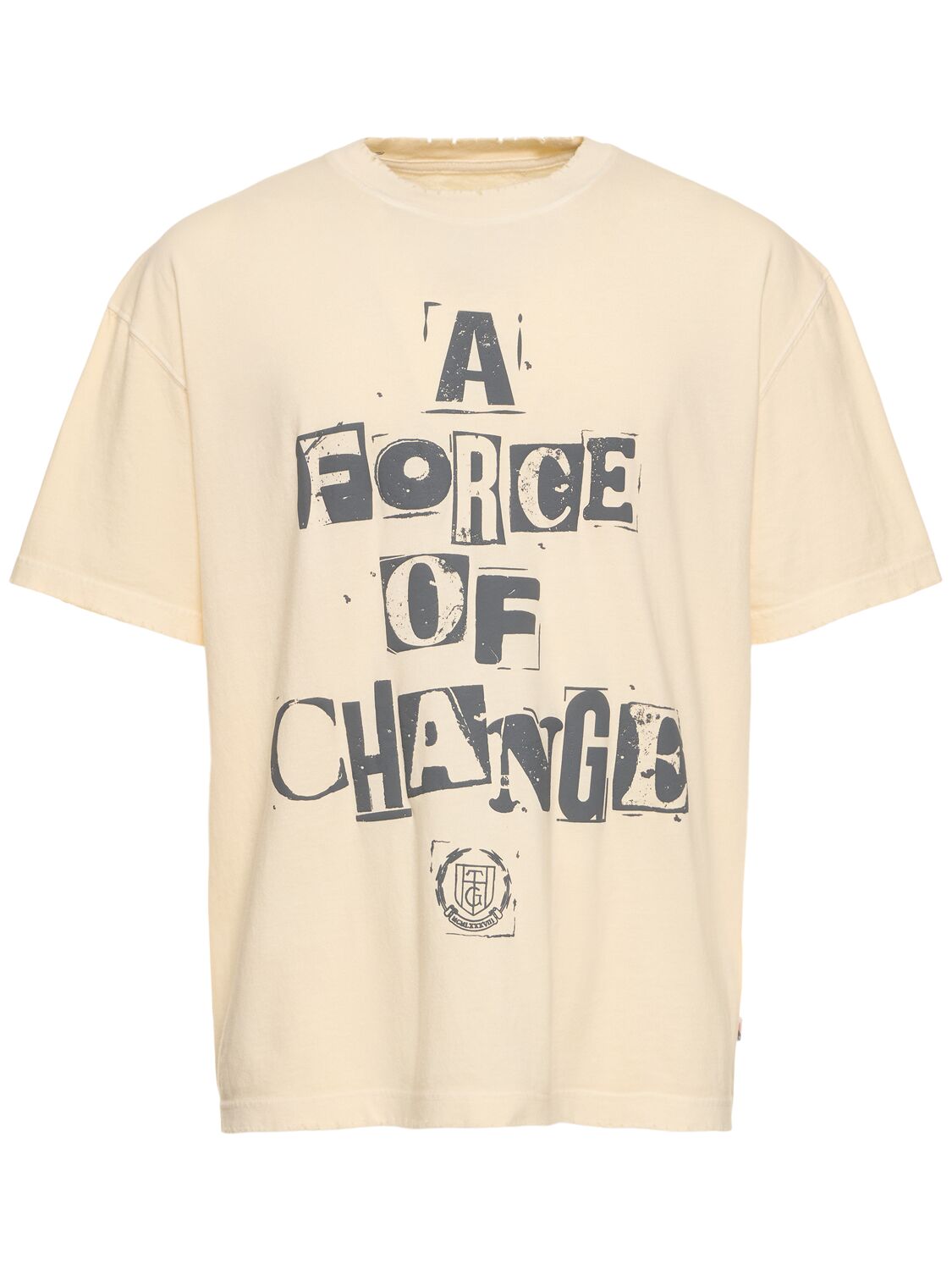 t-shirt en coton a force of change
