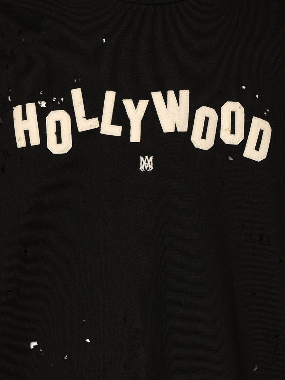 Shop Amiri Hollywood Shotgun Oversize T-shirt In Black