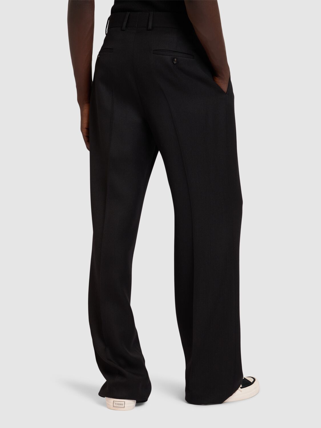 Shop Amiri Formal Suit Pants In Black