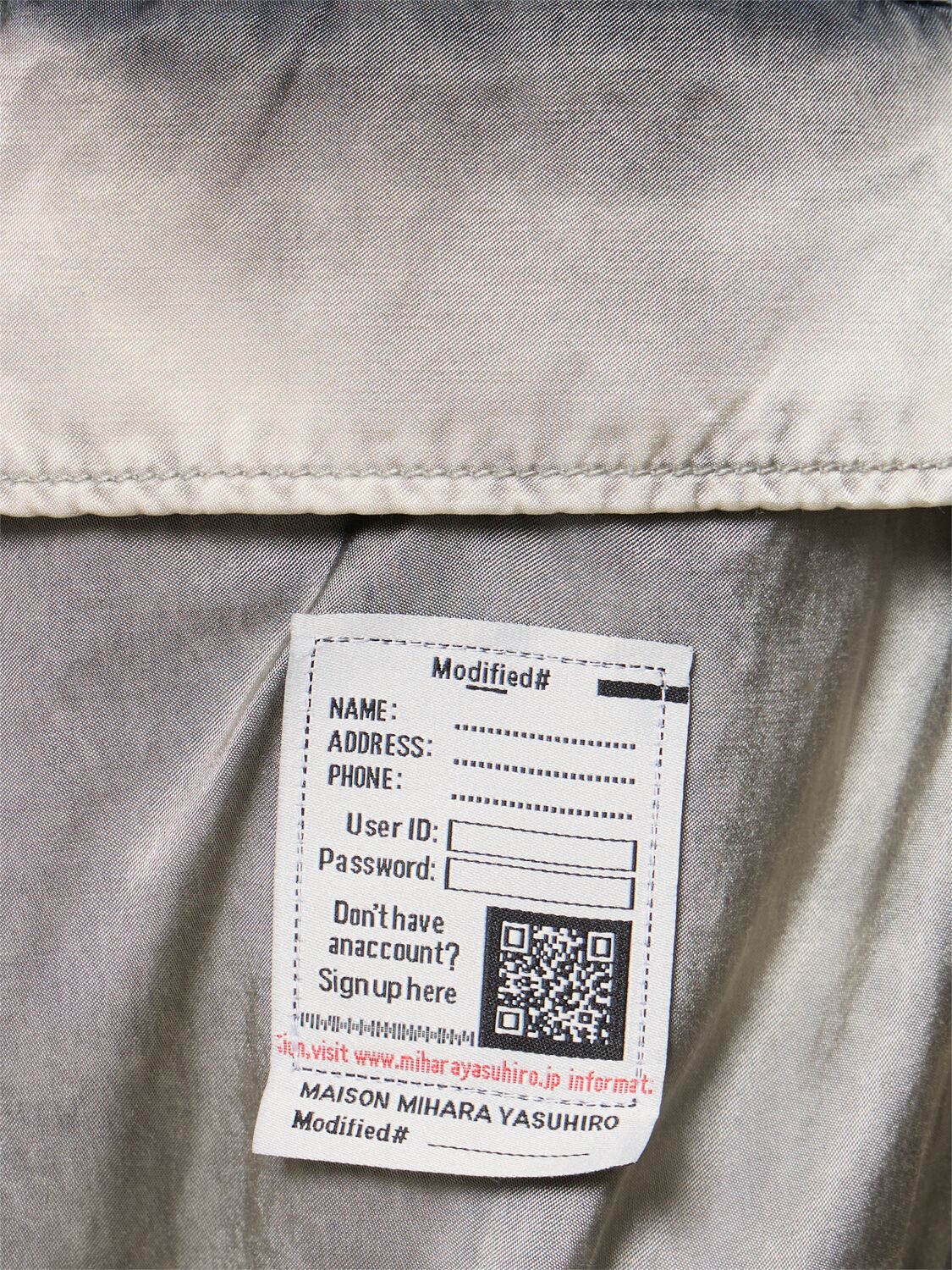Shop Miharayasuhiro Cargo Pants In Grey
