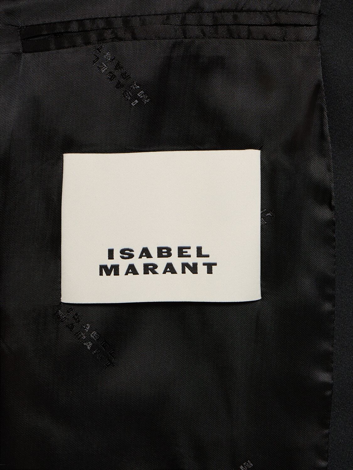 Shop Isabel Marant Peagan Wool Jacket In Black