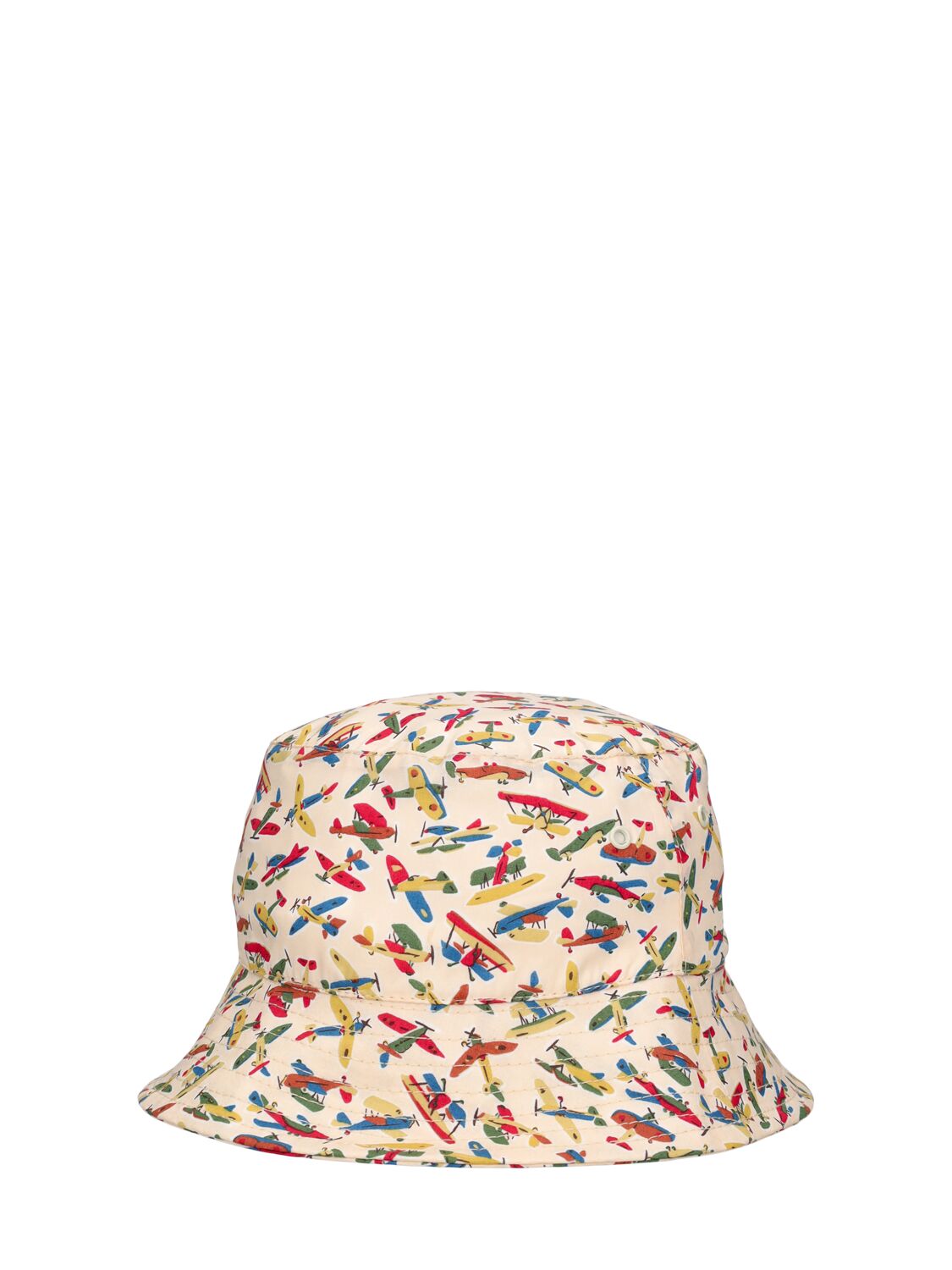 Shop Bonpoint Cotton Poplin Bucket Hat In Multicolor