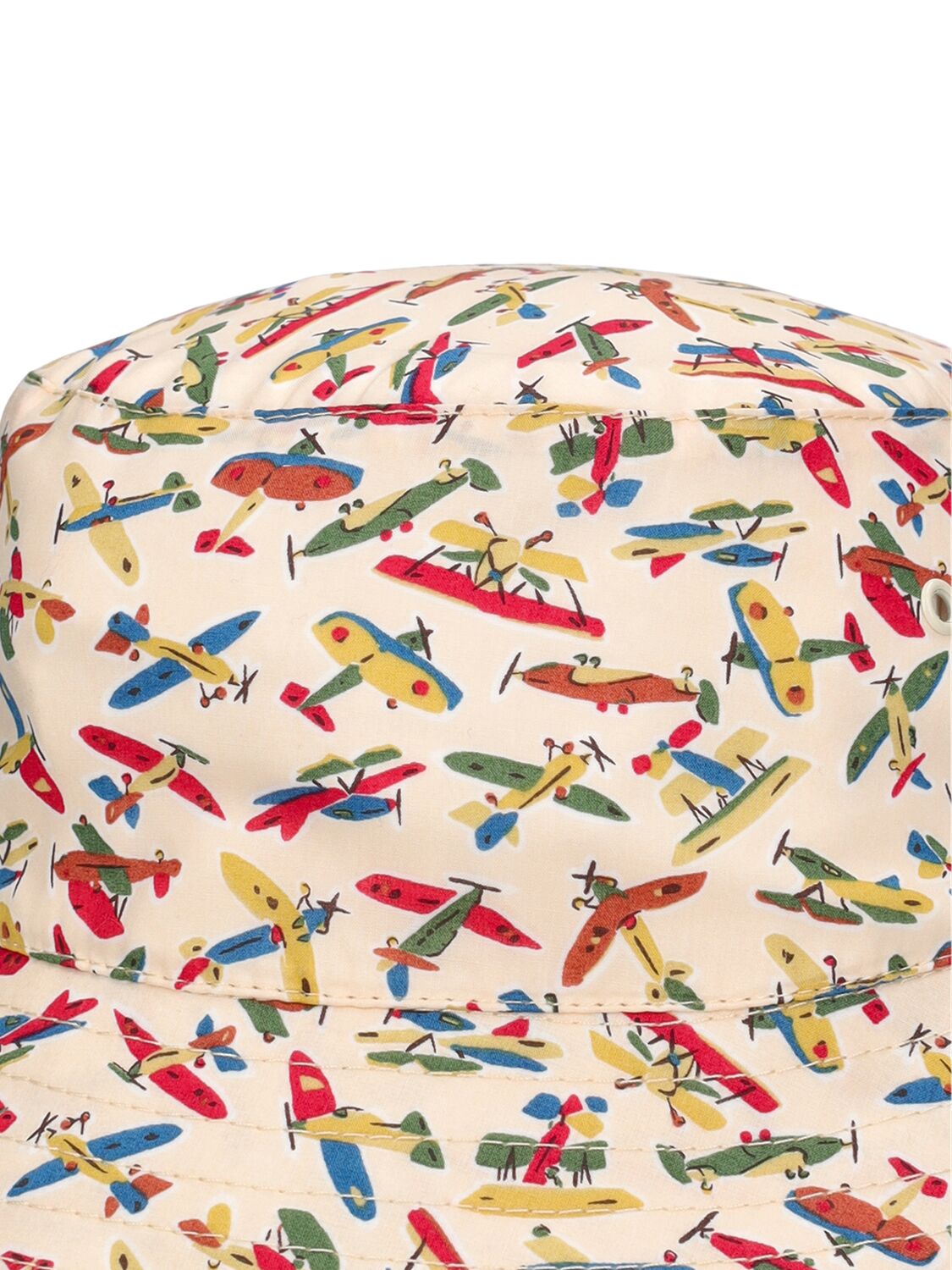 Shop Bonpoint Cotton Poplin Bucket Hat In Multicolor