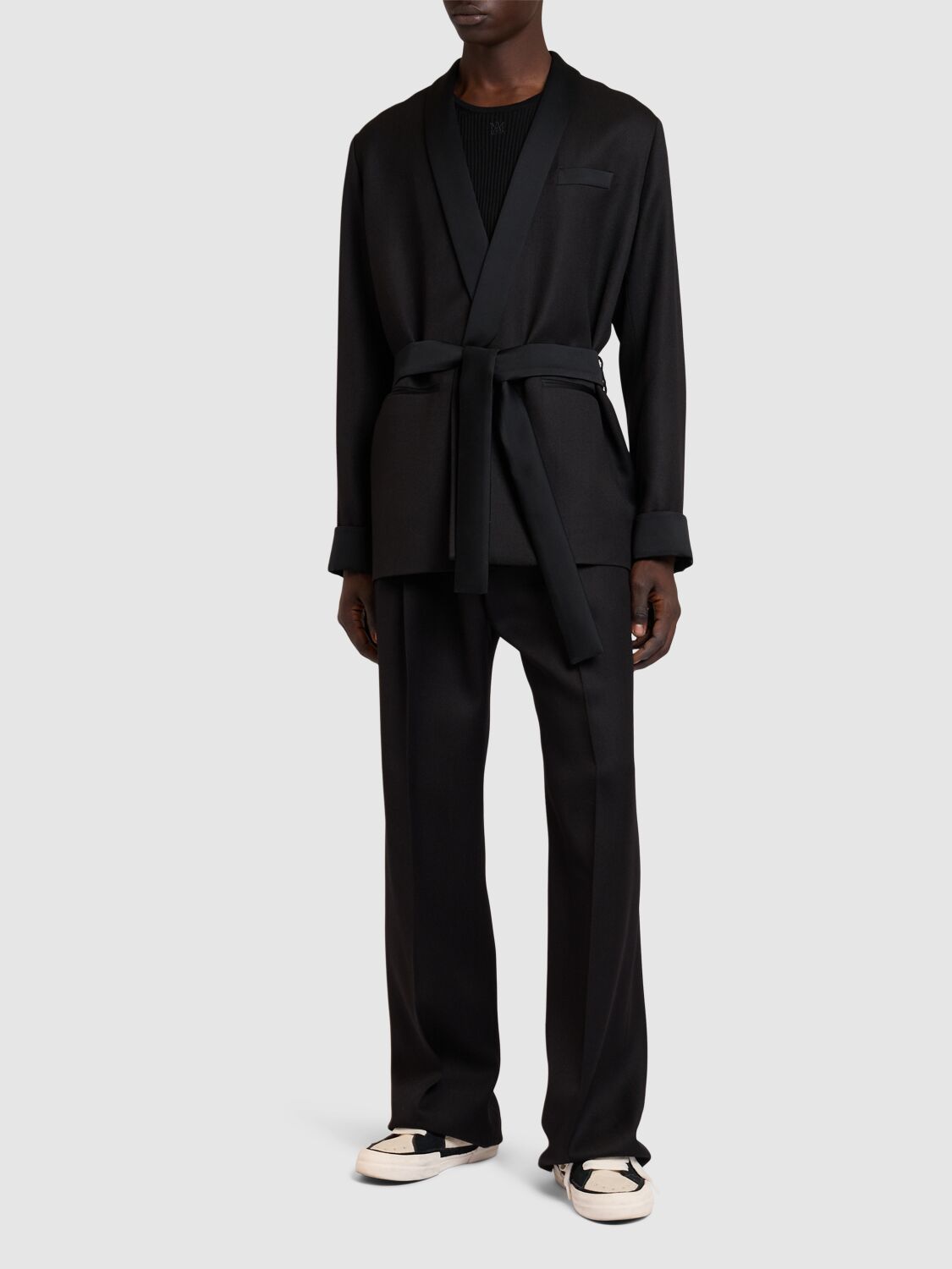 Shop Amiri Casual Suit Jacket In Black