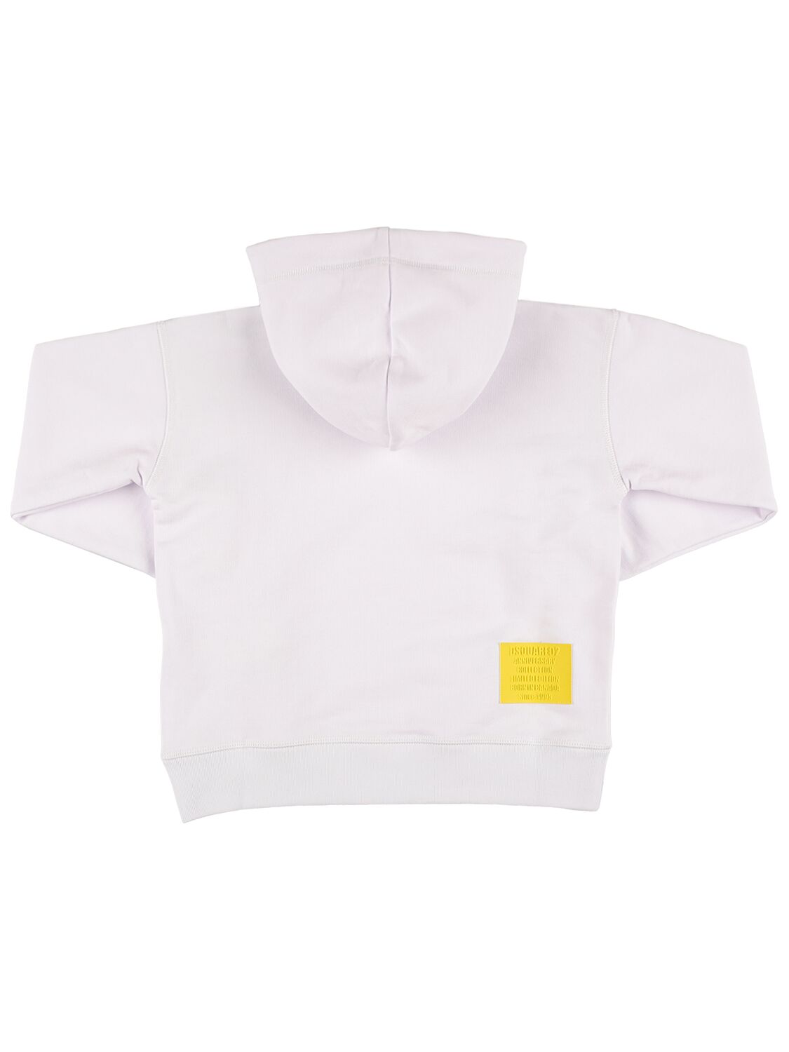 Shop Dsquared2 Cotton Sweatshirt Hoodie In White