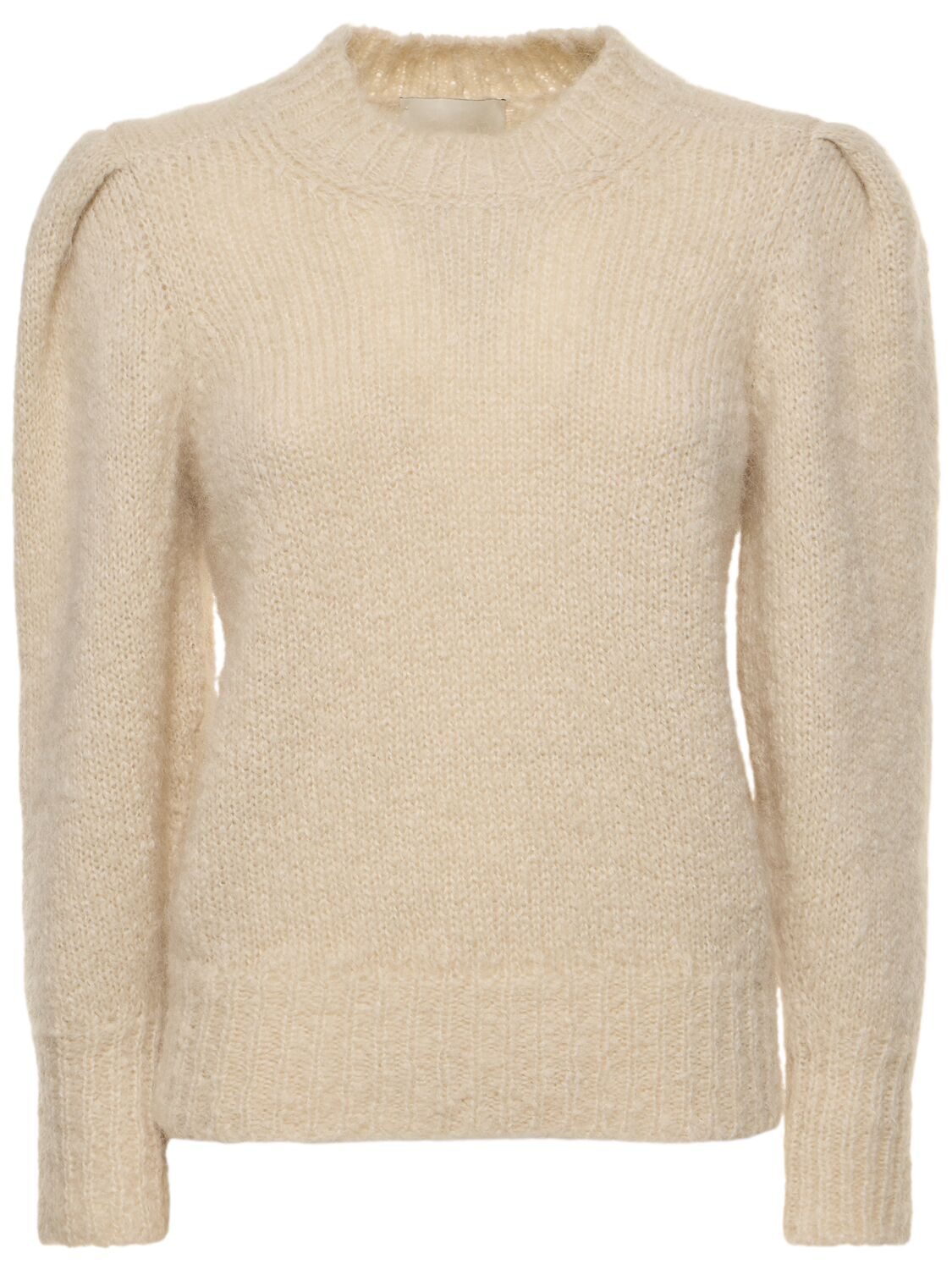 Isabel Marant Emma Mohair Blend Sweater In Beige