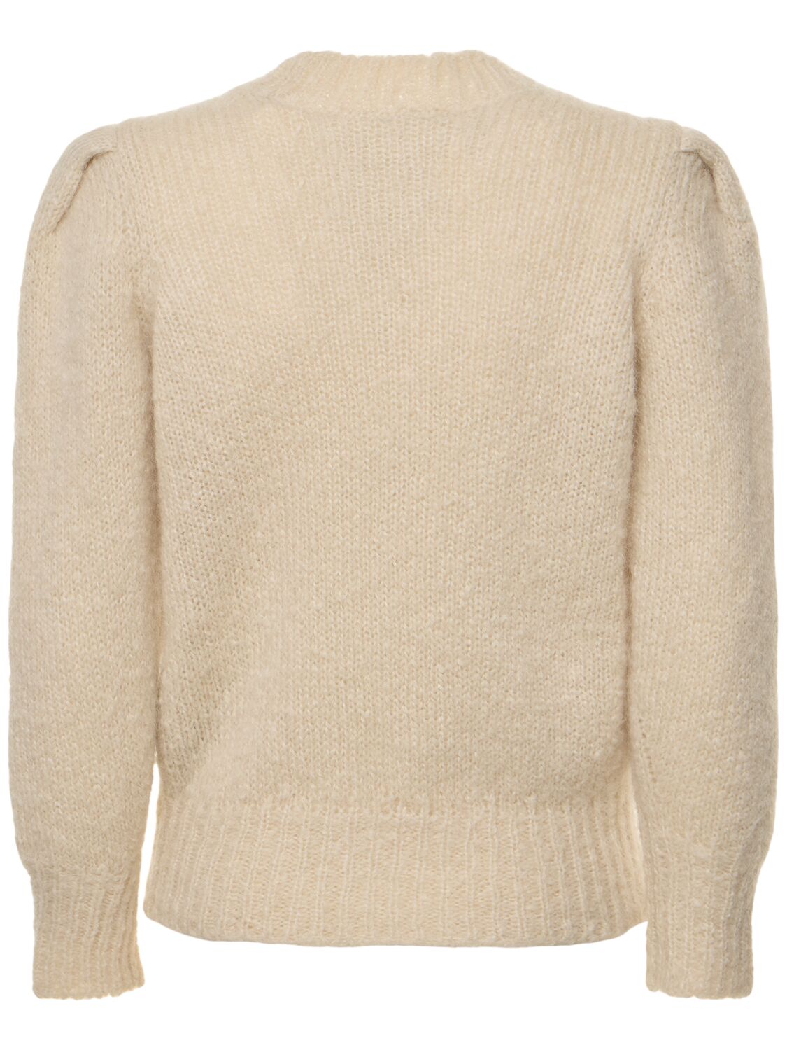 Shop Isabel Marant Emma Mohair Blend Sweater In Beige