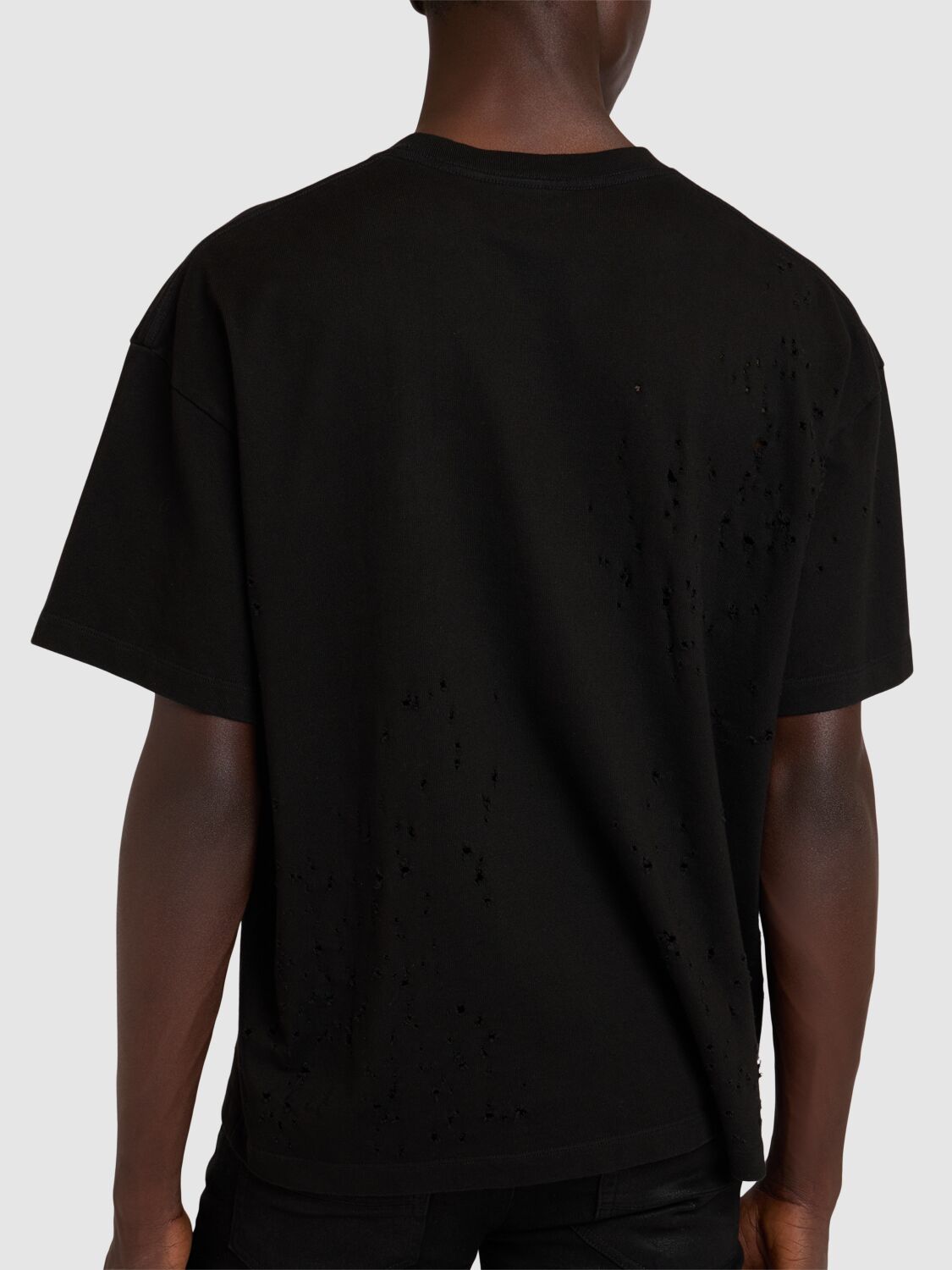 Shop Amiri Hollywood Shotgun Oversize T-shirt In Black