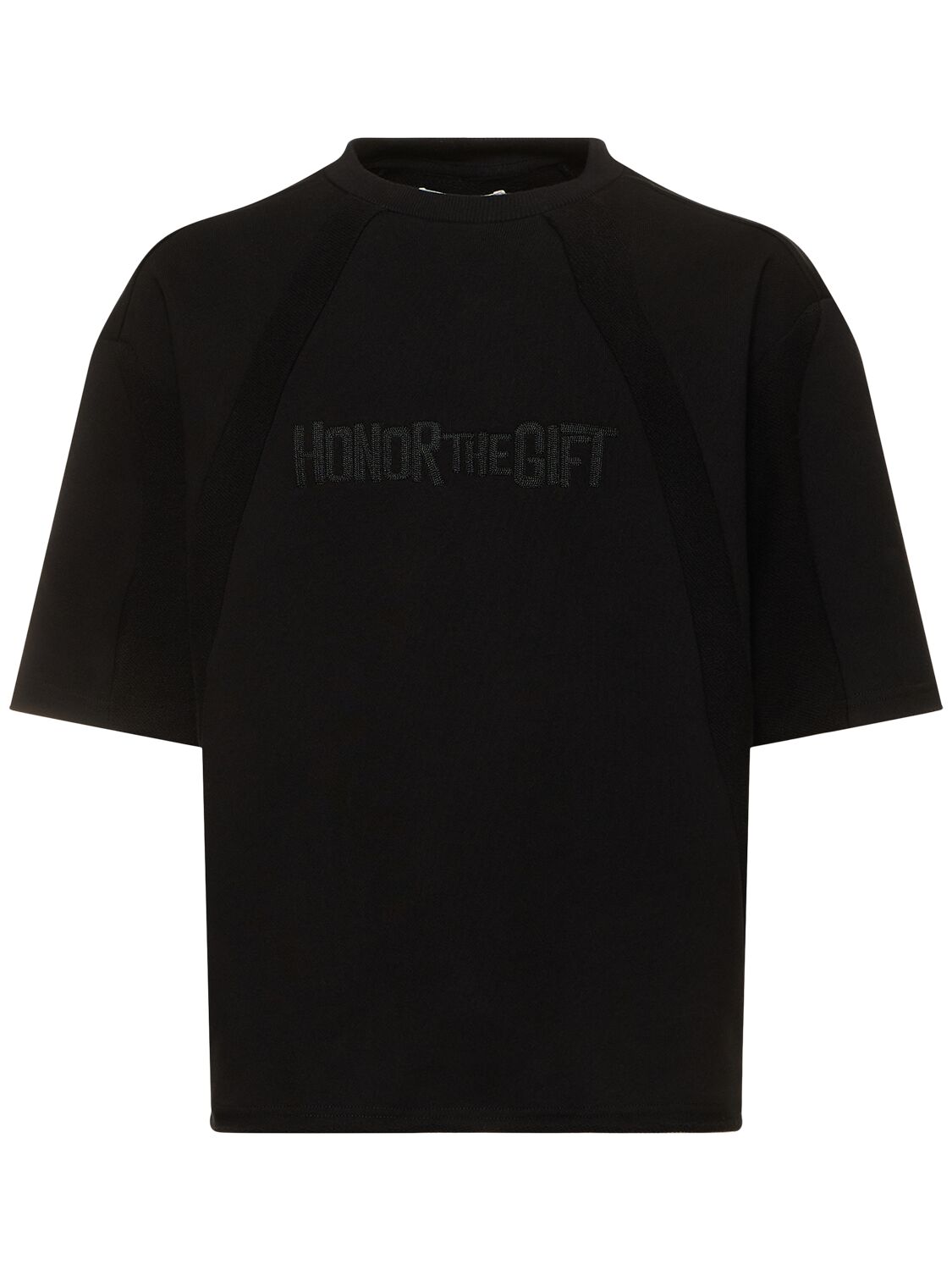 Honor The Gift A-spring Cotton T-shirt In Black