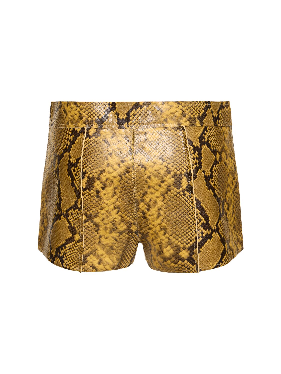Shop Isabel Marant Cadelia Printed Leather Shorts In Multicolor