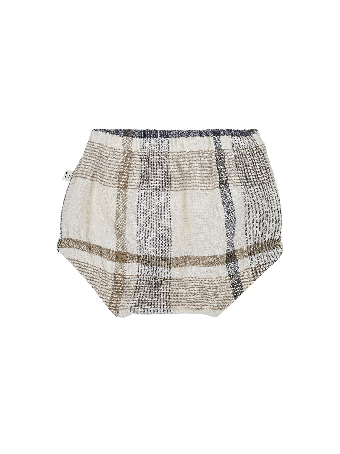 Shop 1+ In The Family Cotton Madras Bloomers In Grey,multi