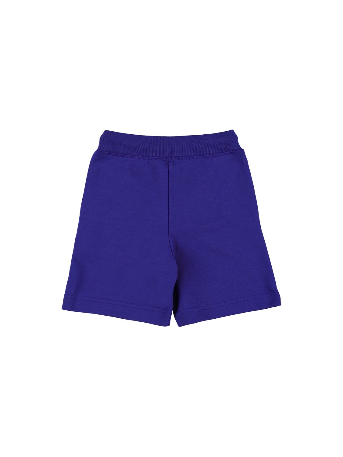 Shop Dsquared2 Logo Print Cotton Sweat Shorts In Blue