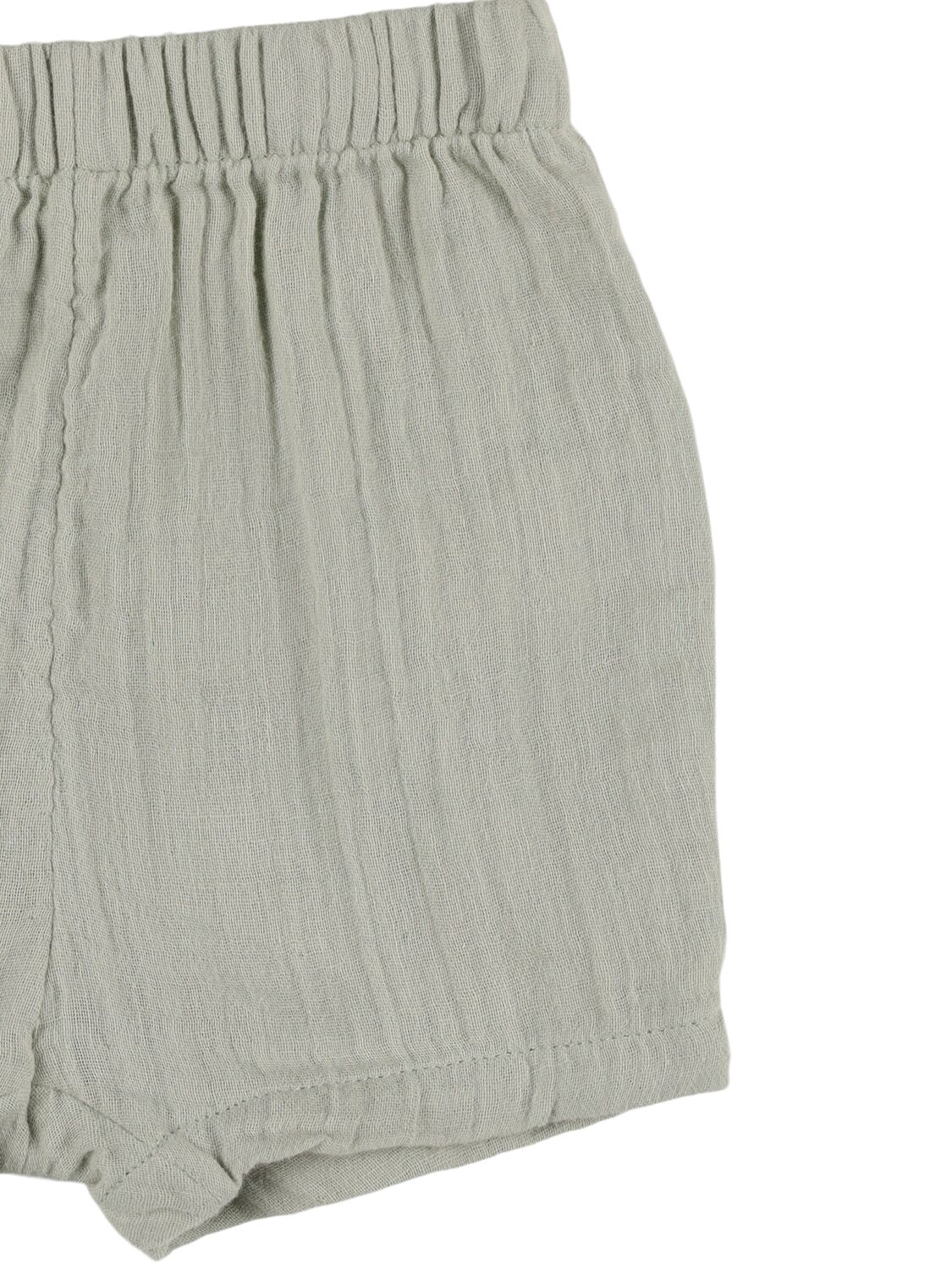 Shop Petit Bateau Cotton Top & Shorts In Green