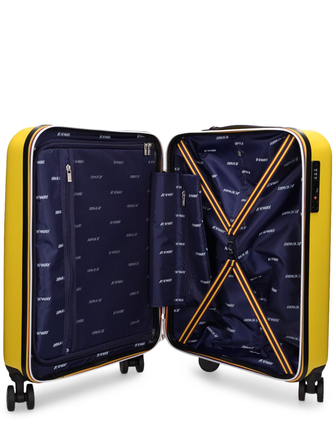 Shop K-way Small Cabin Trolley In Yellow,blue