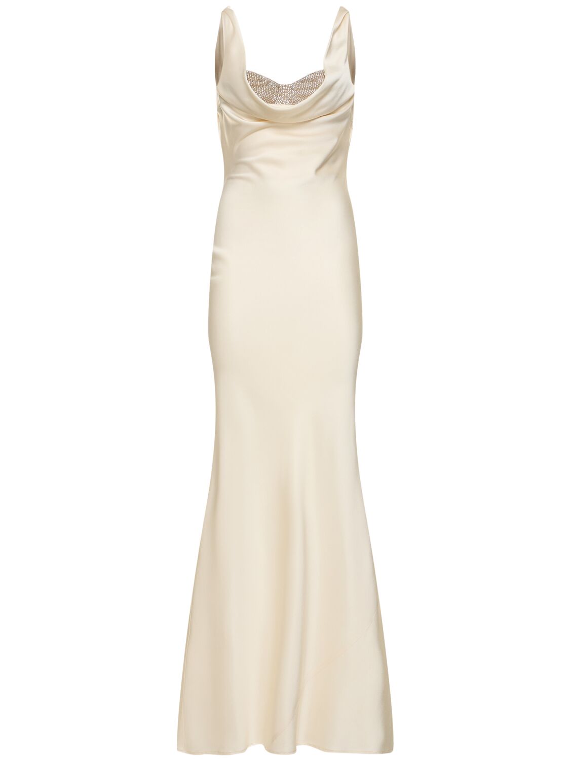GIUSEPPE DI MORABITO Satin Long Dress