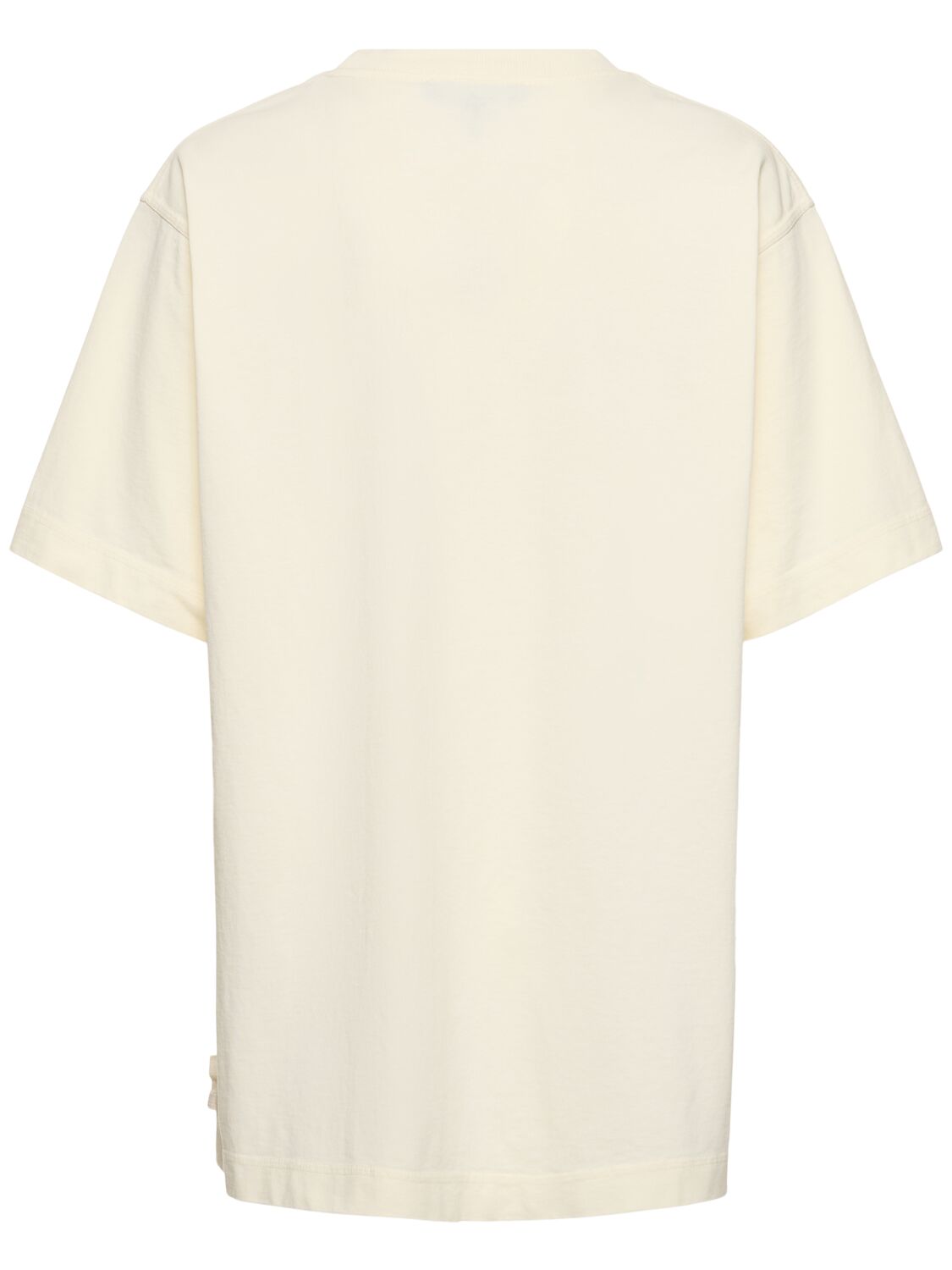 Shop Marc Jacobs Crystal Big T-shirt In Antique White